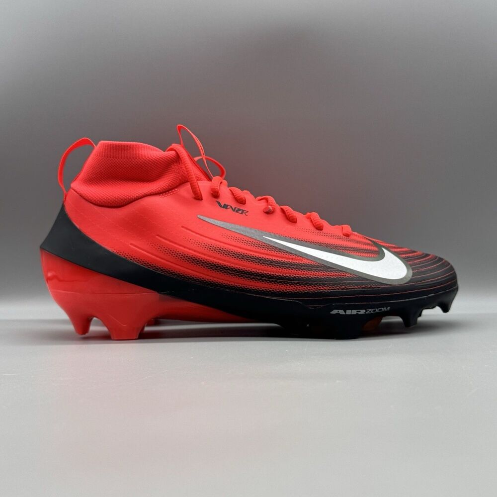 Nike Air Zoom Vapor Pro 1 Football Cleats Mens 10 Bright Crimson Red HF9409
